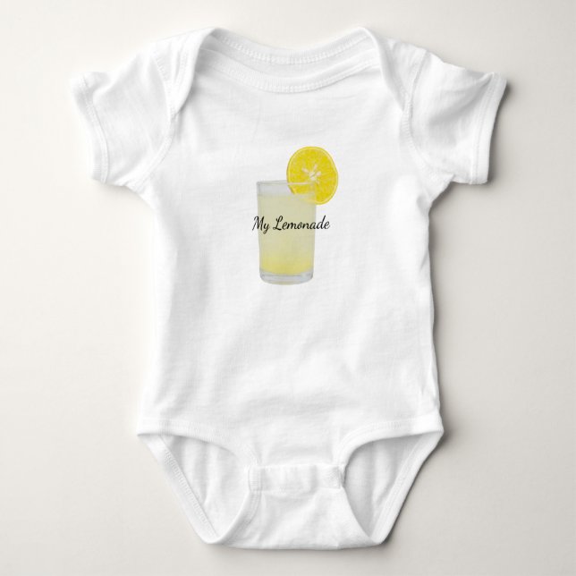Squeezed with Love lemonade bodysuit (Front)