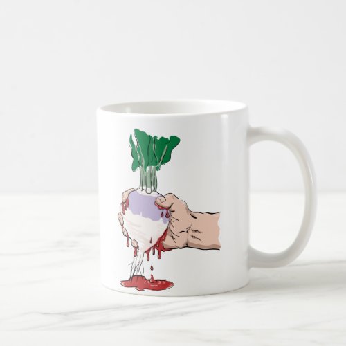 Squeezing Blood from Turnip Squeezin it Coffee Mug