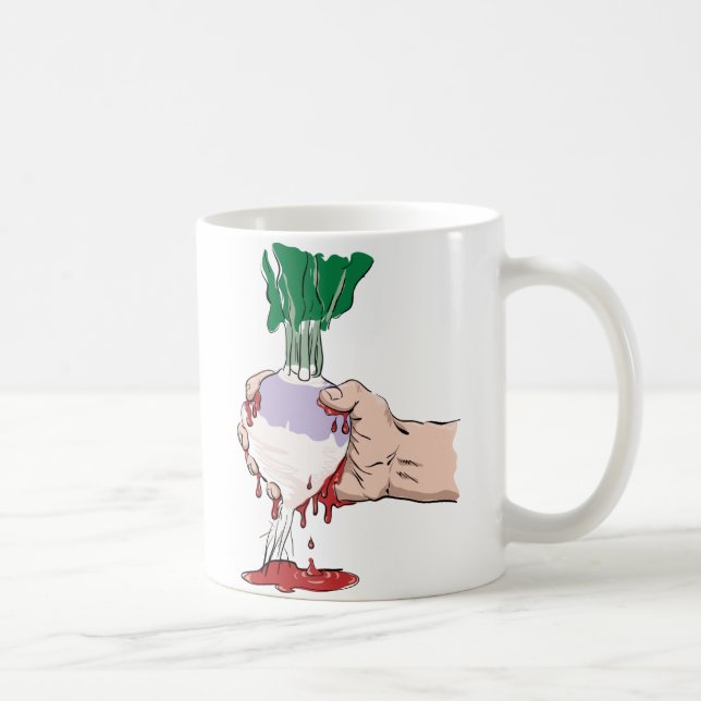 Squeezing Blood from Turnip, Squeezin' it. Coffee Mug (Right)