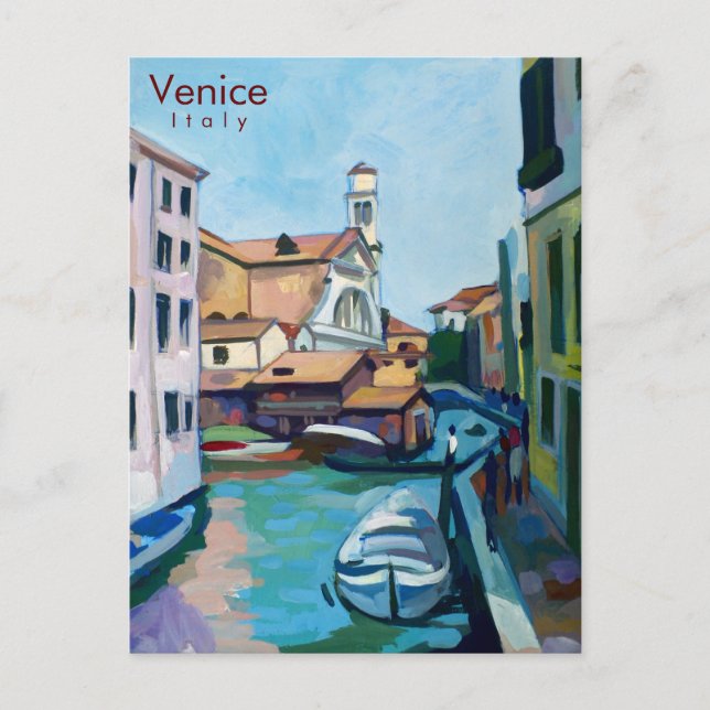Squero di San Trovaso - Venice, Italy Postcard (Front)