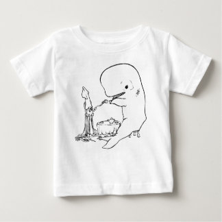 Squid and Whale Tea Party Baby T-Shirt