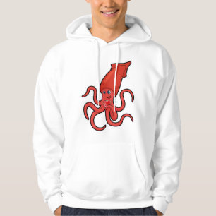Squid at Poker with Poker cards Hoodie