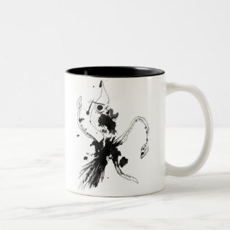 Squid Attack Two-Tone Coffee Mug