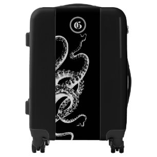 Squid Black 2.0 Custom Monogram Luggage