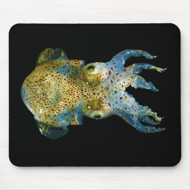 Squid Bobtail Dumpling Stubby Sepiola Atlantica Mouse Pad (Front)