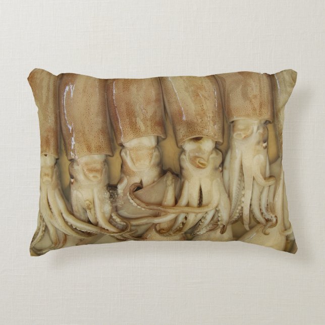 Squid - Calamari Accent Pillow (Front)