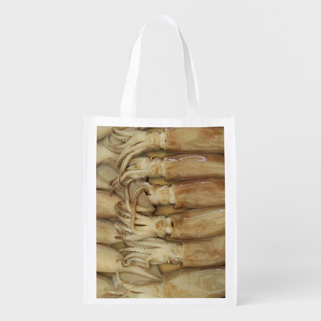 Squid - Calamari Grocery Bag (Front)