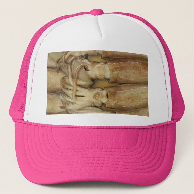 Squid - Calamari Trucker Hat (Front)