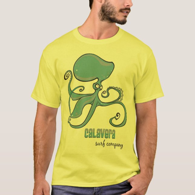 Squid - Calavera Surf Company T-Shirt (Front)