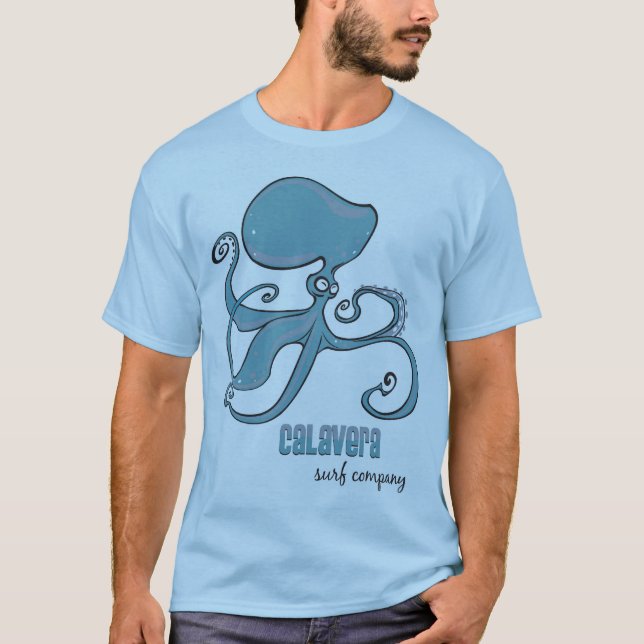 Squid - Calavera Surf Company T-Shirt (Front)