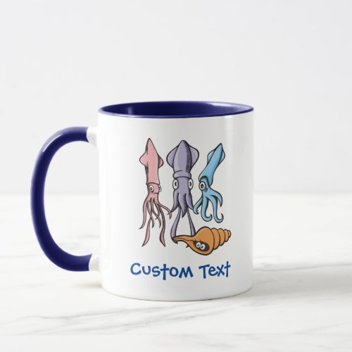 Squid Cartoons Mug