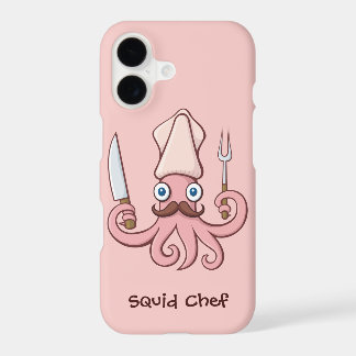 Squid Chef Cartoon iPhone Case