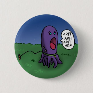 Squid Dog Pinback Button