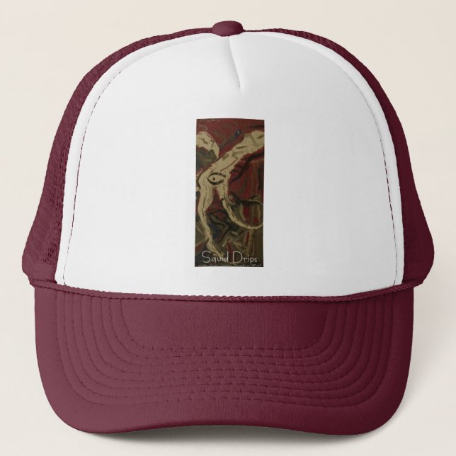 squid drips trucker hat (Front)
