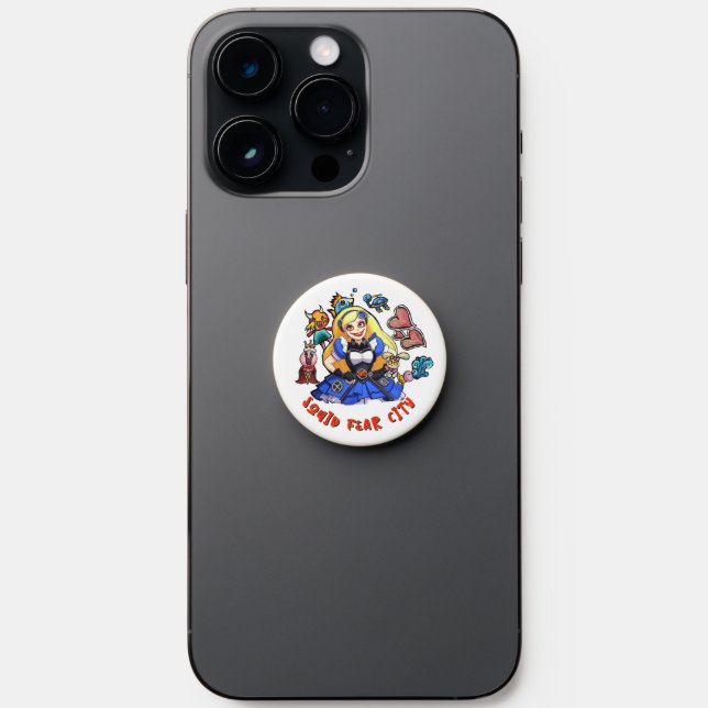 Squid Fear City ALICE EDITION  PopSocket (Front)