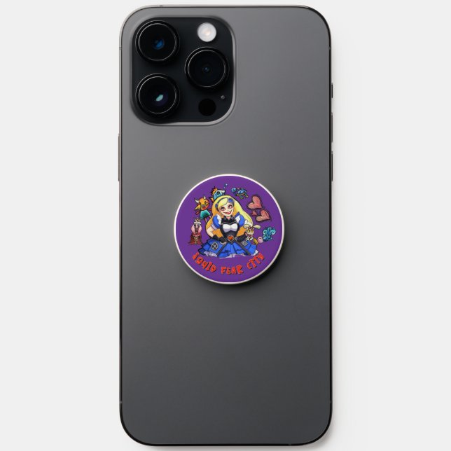 Squid Fear City ALICE EDITION  PopSocket (Front)
