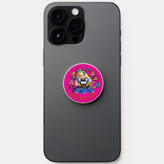Squid Fear City ALICE EDITION  PopSocket (Front)