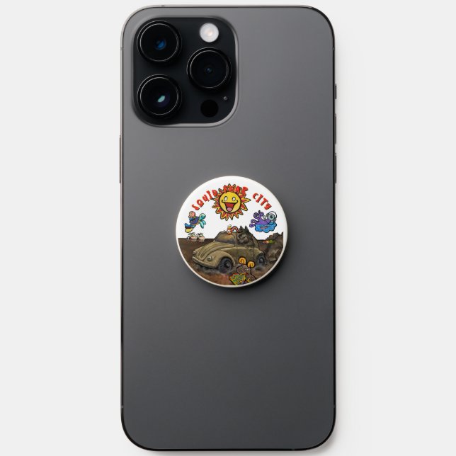 Squid Fear City RHINO EDITION  PopSocket (Front)