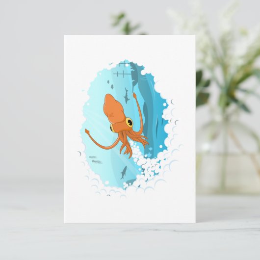 squid graphic design (Standing Front)