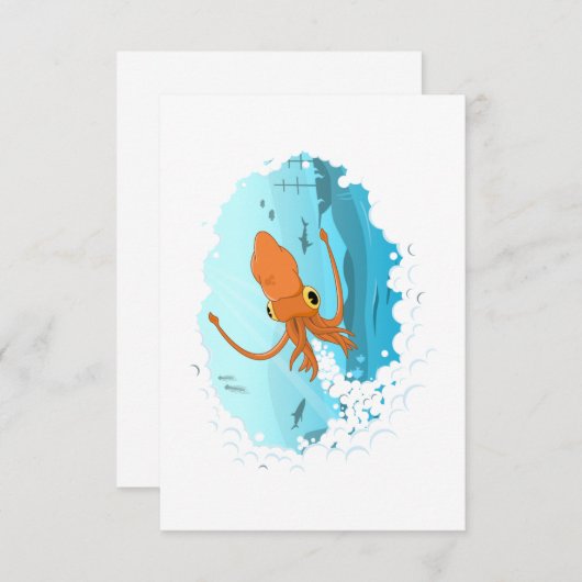 squid graphic design (Front/Back)