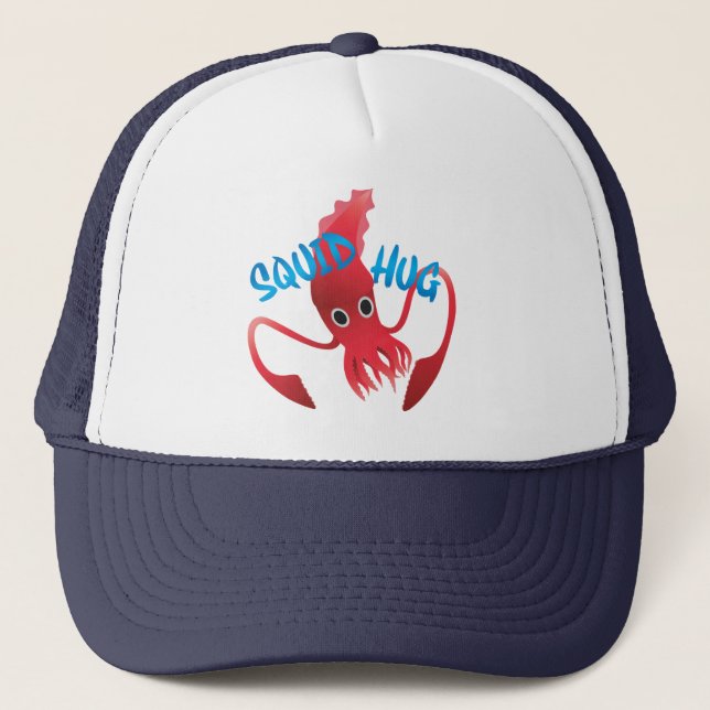 Squid Hug! Trucker Hat (Front)