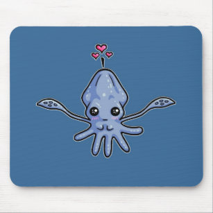 Squid Love Mouse Pad