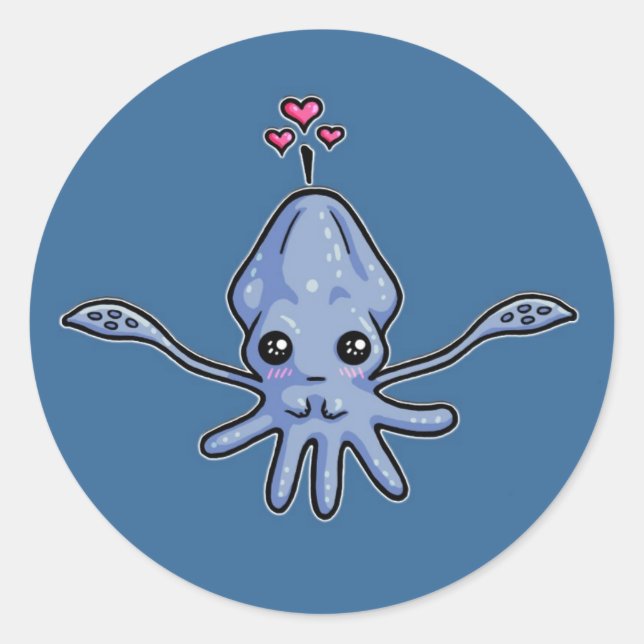 Squid Love Stickers (Front)