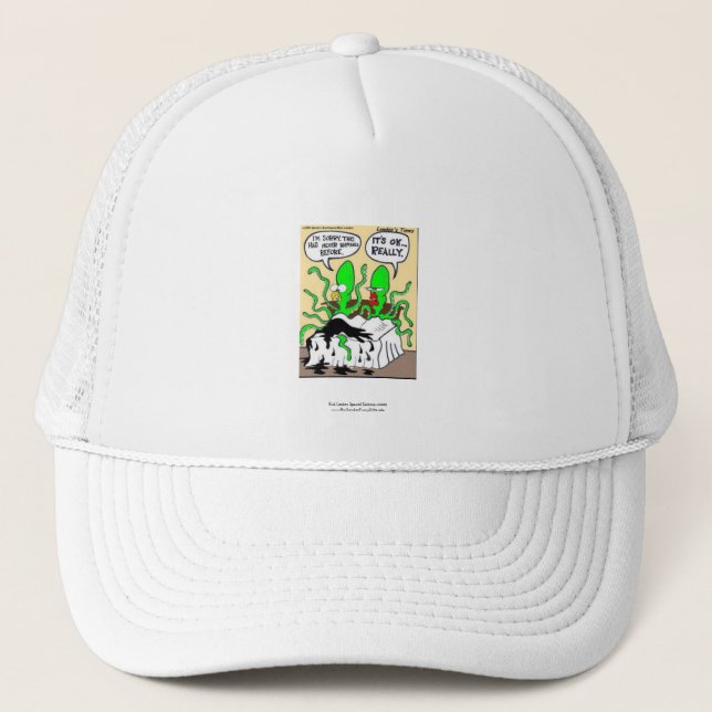 Squid Premanture Ejaculation Funny Cap (Front)