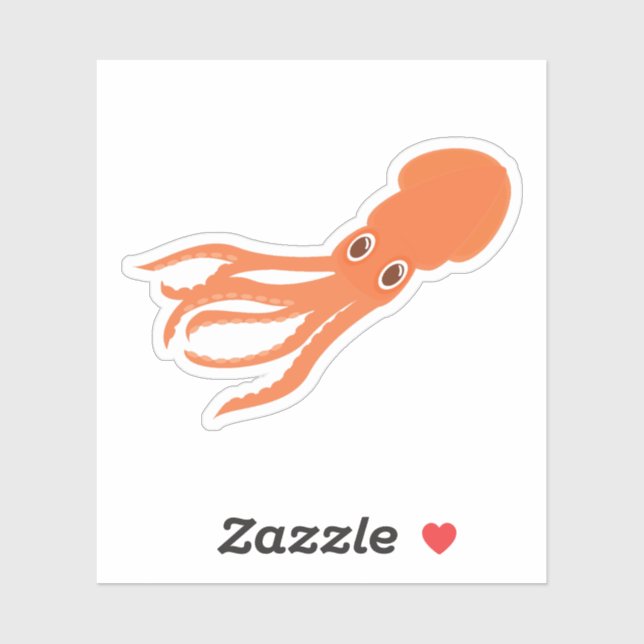 Squid Sticker (Sheet)
