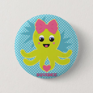 Squidee Pinback Button