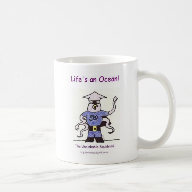 Squidman Coffee Mug (Right)