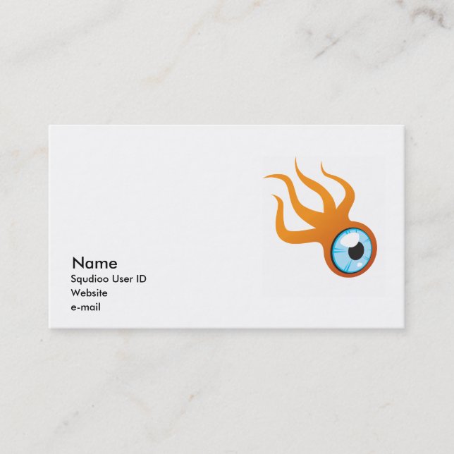 Squidoo Business Card (Front)