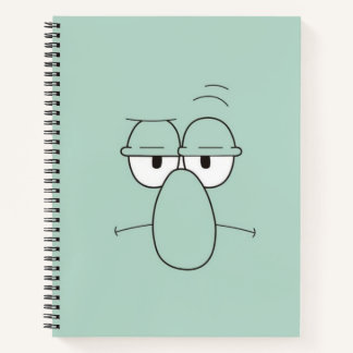 Squidward Inspired Notebook