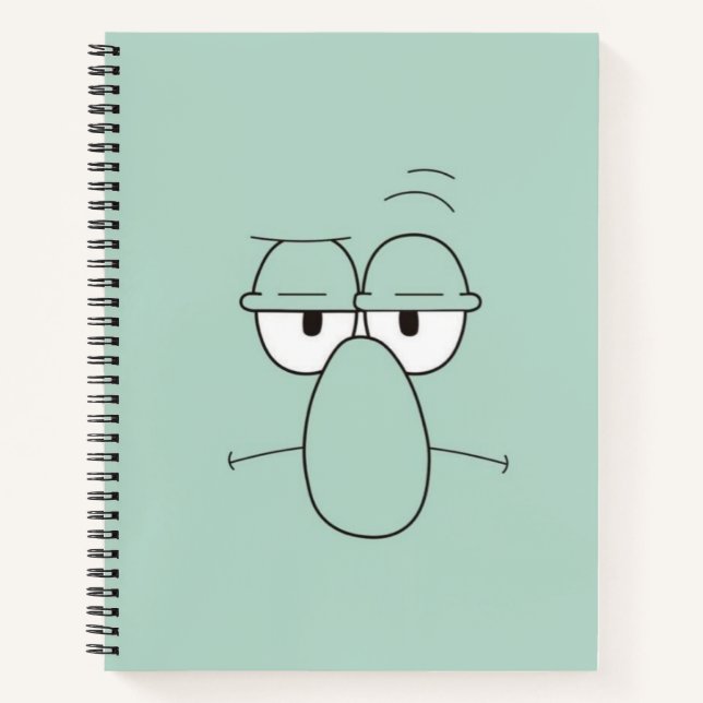 Squidward Inspired Notebook (Front)
