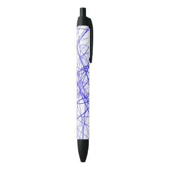 Squiggle Blue Black Ink Pen
