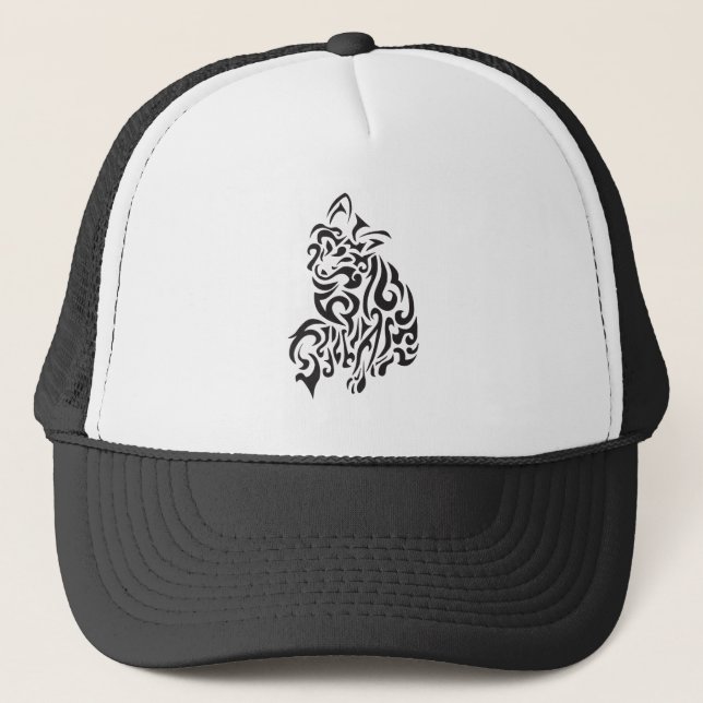Squiggle Fox Trucker Hat (Front)