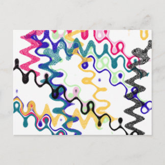 Squiggle Postcard