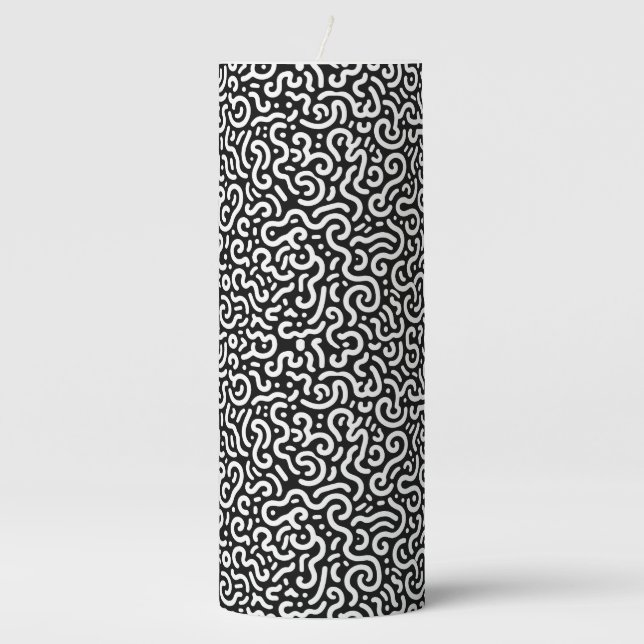 SQUIGGLE TALL CANDLE (Front)