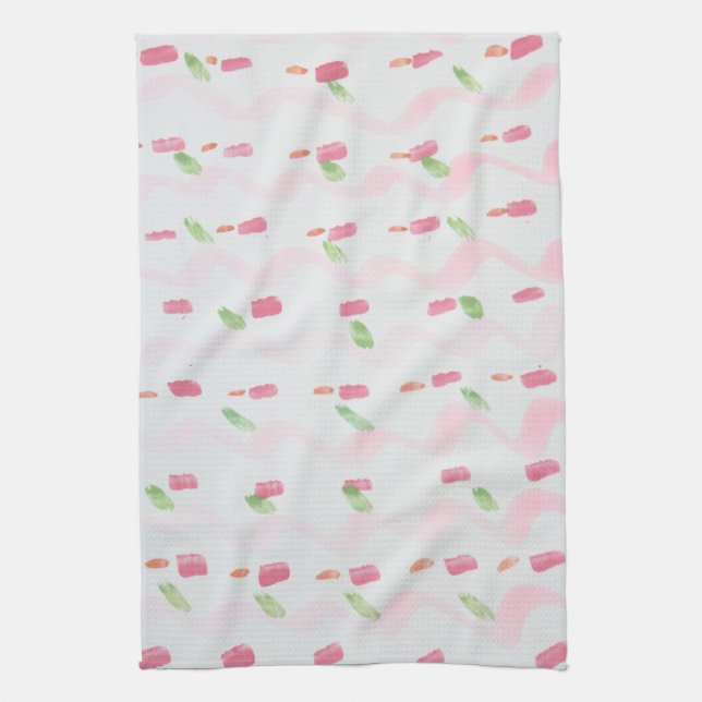 Squiggles and Paint Kitchen Towel (Vertical)