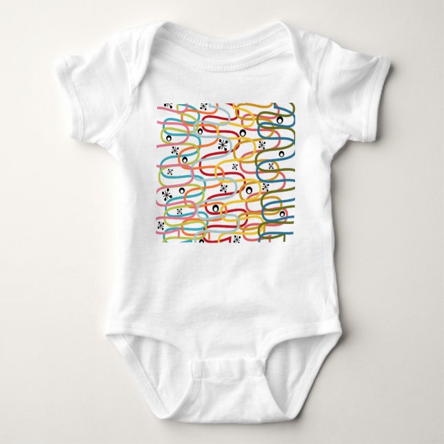 Squiggles Baby Bodysuit (Front)