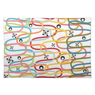 Squiggles Cloth Placemat