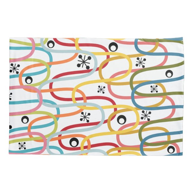 Squiggles Pillow Case (Back)