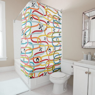 Squiggles Shower Curtain