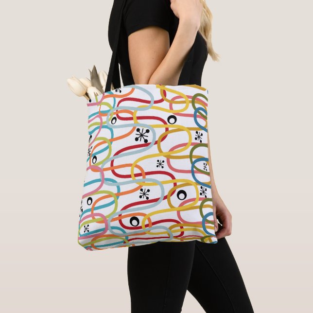Squiggles Tote Bag (Close Up)