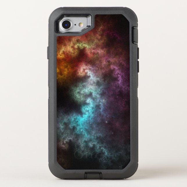 Squiggley Nebula Star Dust Cloud CRQENH Otterbox iPhone Case (Back)