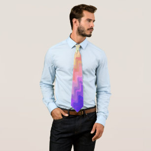 Squiggly Gradient Neck Tie