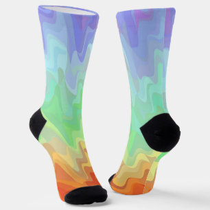 Squiggly Gradient Socks
