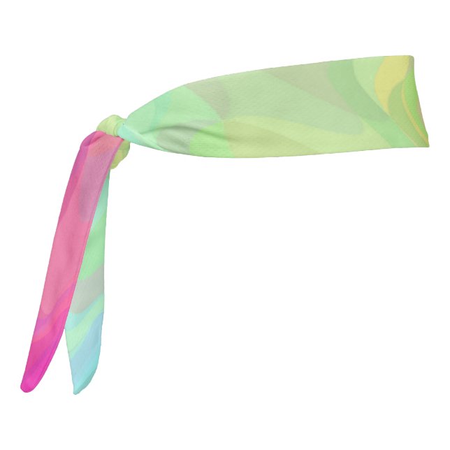 Squiggly Gradient Tie Headband (Rotate 270)