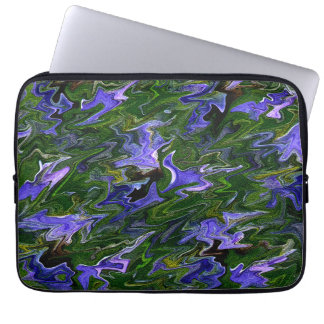 Squiggly Irises....... Laptop Sleeve