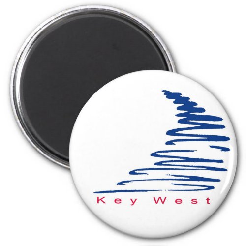 Squiggly Lines_Key West magnet